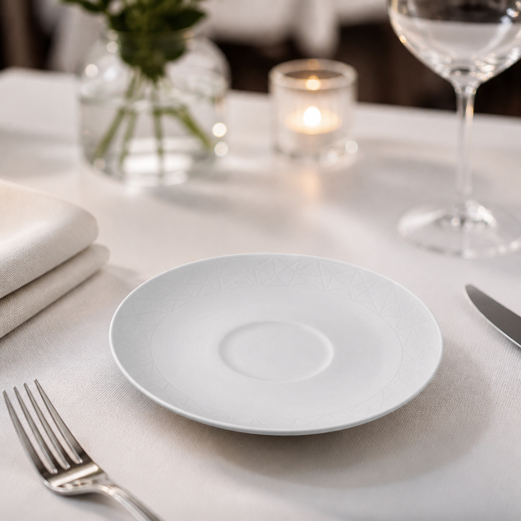 Commercial Coupe Saucers 153mm - 12 Pack Fine China