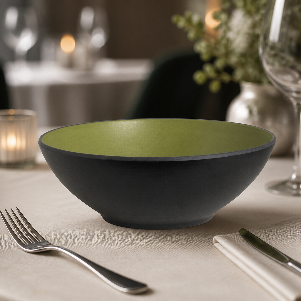 Commercial Melamine Round Bowls 210mm - 24 Pack