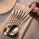 Commercial Soup Spoons 12 Pack Sleek Design for Dining