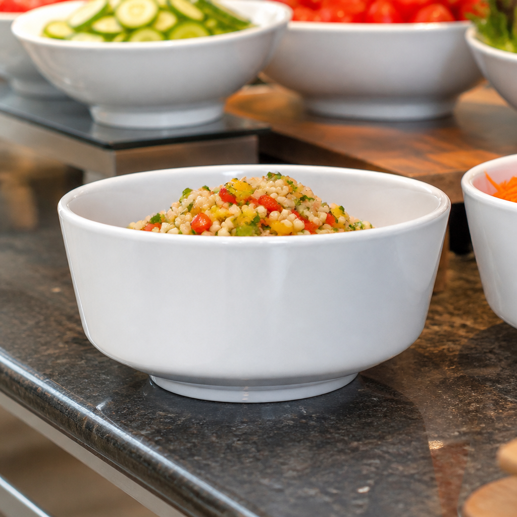 Commercial Melamine Float Bowl 50ml, stackable and dishwasher safe