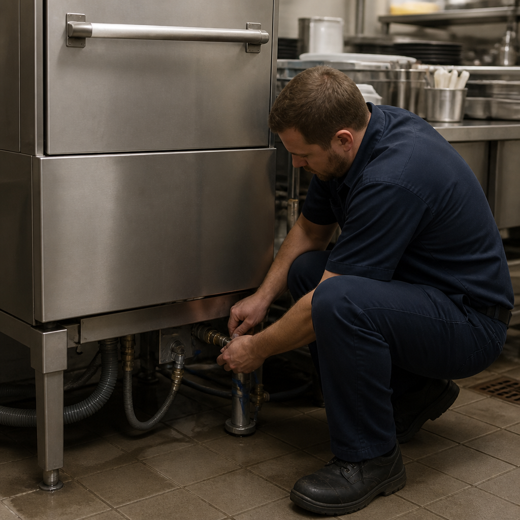 Commercial Dishwasher Installation Service for Pass Through Models