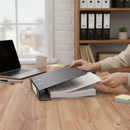Professional Board Lever Arch File A4 - Pack of 10, Recycled Board with Stylish Marbled Design