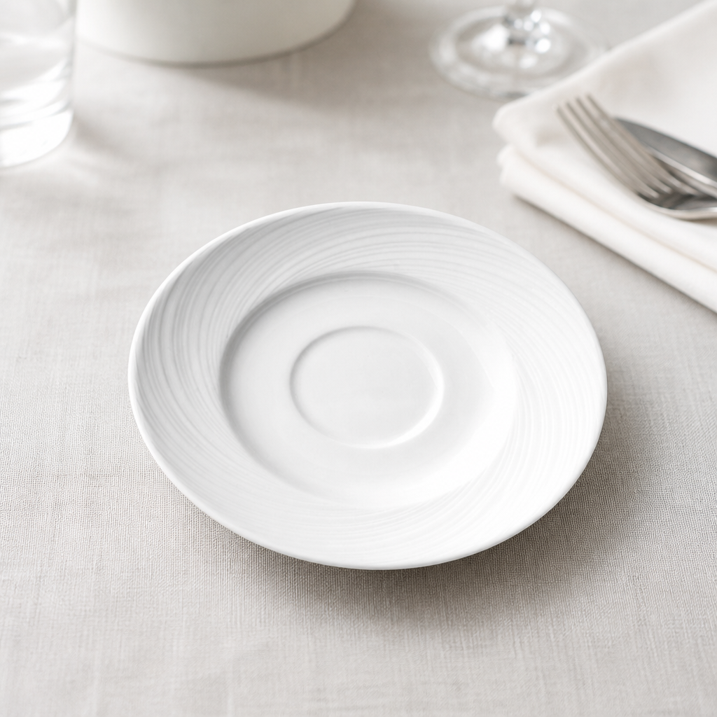 Commercial 165mm Saucers - 36 Pack for Catering
