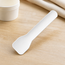 Compostable Paper Ice Cream Spoons 95mm 100 Pack Commercial Cutlery
