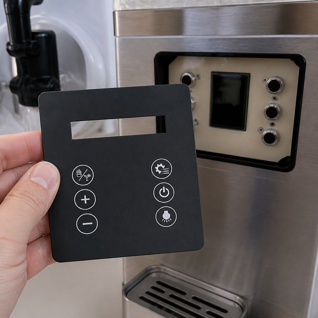 Genuine replacement controller sticker for slush machine