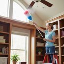 Premium Expandable Handle Feather Duster for Efficient Dusting and Cleaning with Versatile Reach