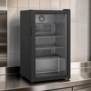 Commercial Under Counter Display Fridge 83Ltr Black