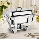 3.7Ltr Commercial Stainless Steel Chafing Dish Set