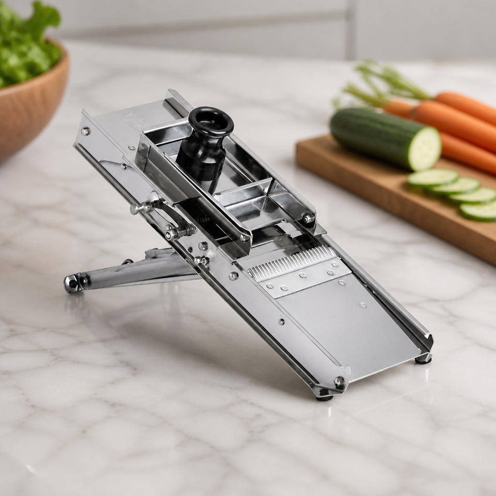 Commercial Mandoline Slicer with Safety Guard 115mm Wide