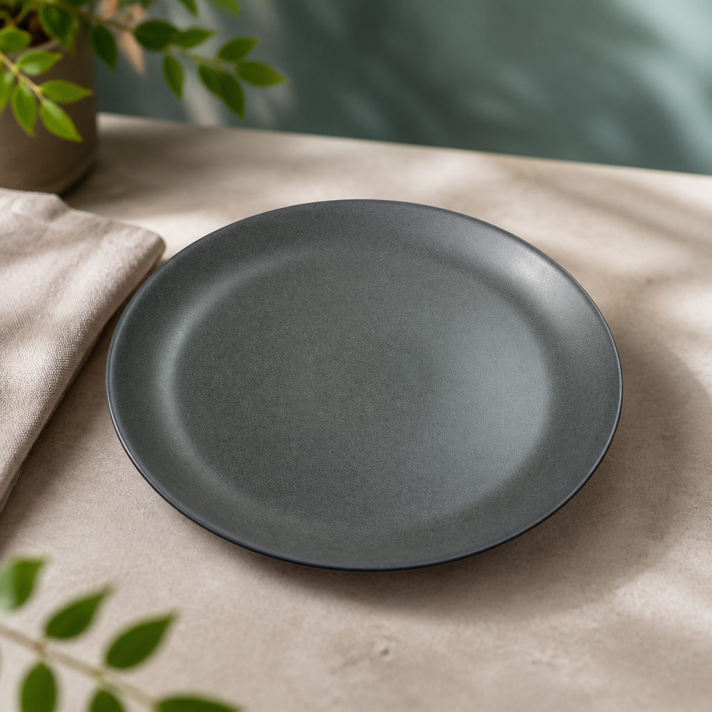 Commercial Teal Coupe Plates 270mm - 24 Pack Vitrified Stoneware