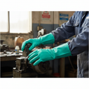 Premium Flocklined Gloves with High Abrasion Resistance and Comfortable Grip for Chemical Protection
