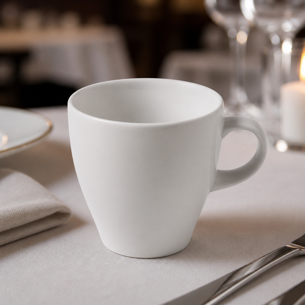 12 pack of 280ml ceramic commercial tulip cups