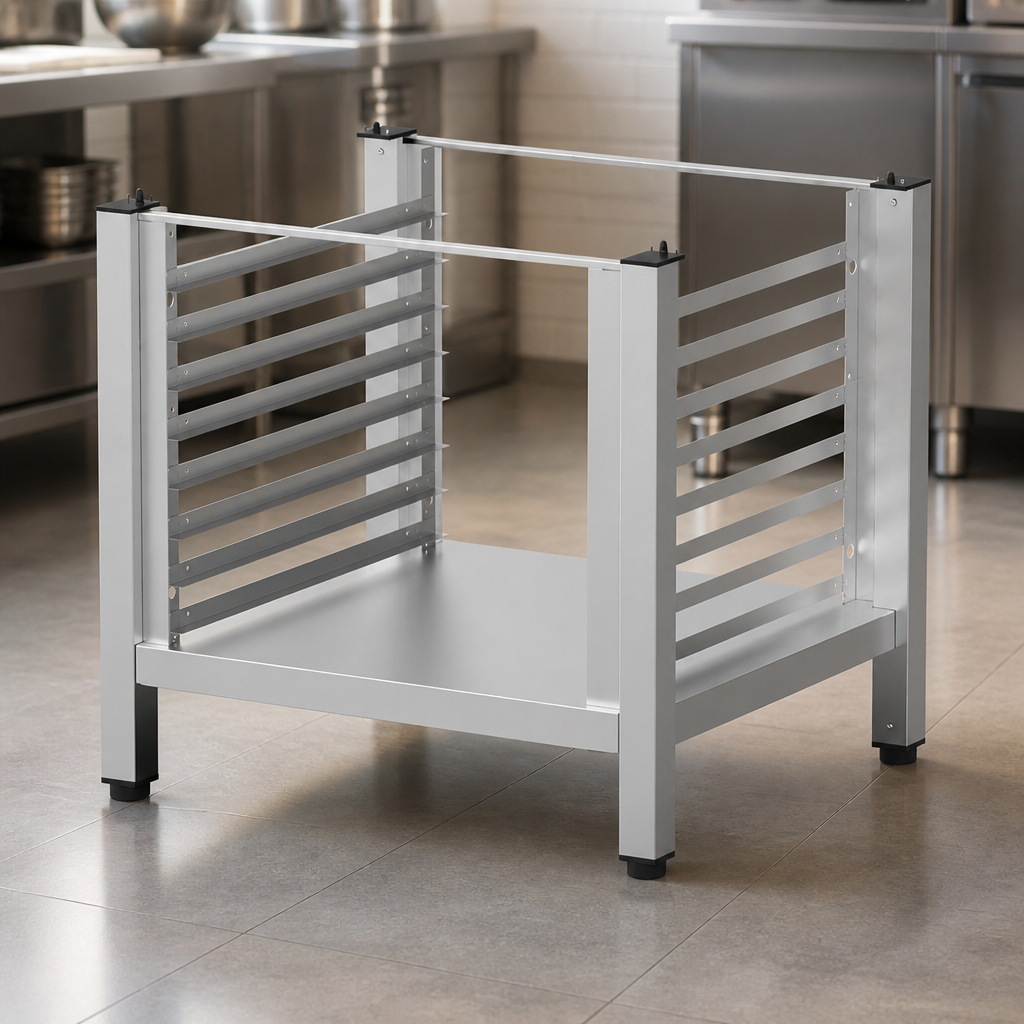 Commercial High Stand for Ovens with 8 Tray Capacity