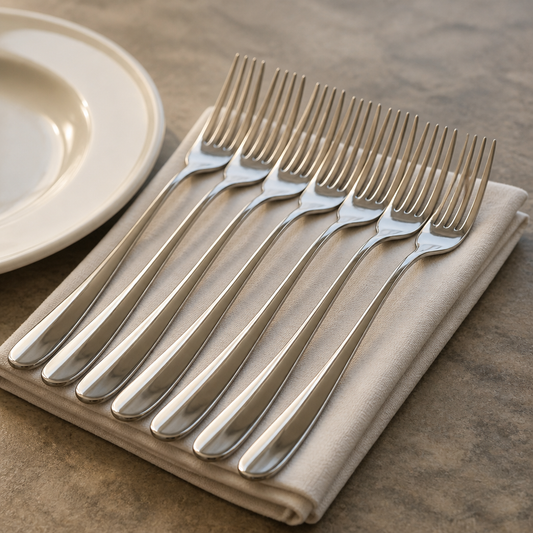 Commercial Table Forks 12 Pack 205mm Stainless Steel