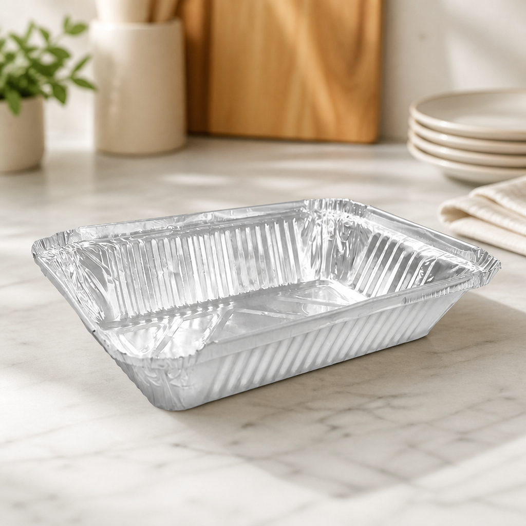 Recyclable Aluminium Foil Containers 725ml Takeaway 500 Pack