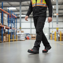 Premium Slip-On Safety Shoe for Toe Protection with Anti-Slip Sole and Flexible PVC Design
