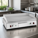 Commercial Dual Zone Chrome Plated Griddle 790mm
