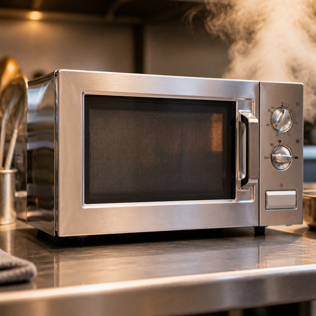 22Ltr Commercial Manual Microwave with 1000W Power