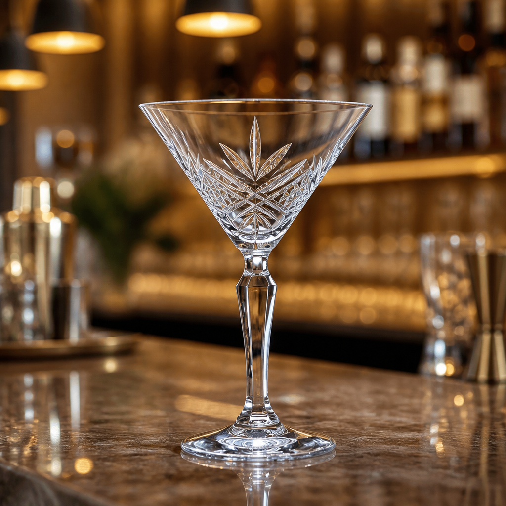 Commercial Martini Glasses 210ml Vintage Style 12 Pack