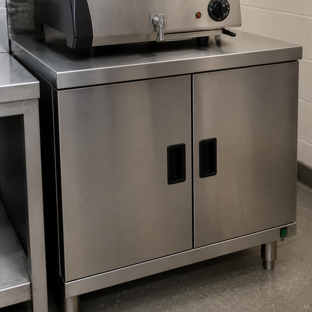 Commercial Heated Pedestal Stand for Kitchen Storage 600mm