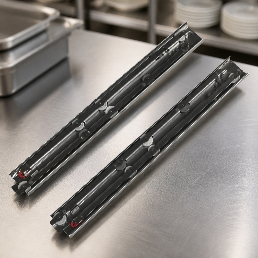 Counter Fridge Replacement Guide Set Stainless Steel 61mm High