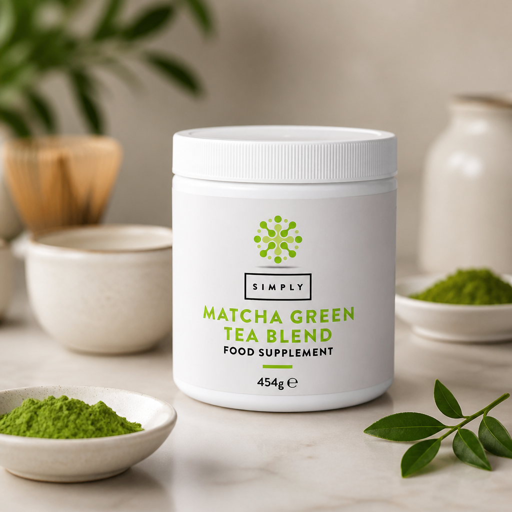 Commercial Matcha Powder 454g in a package