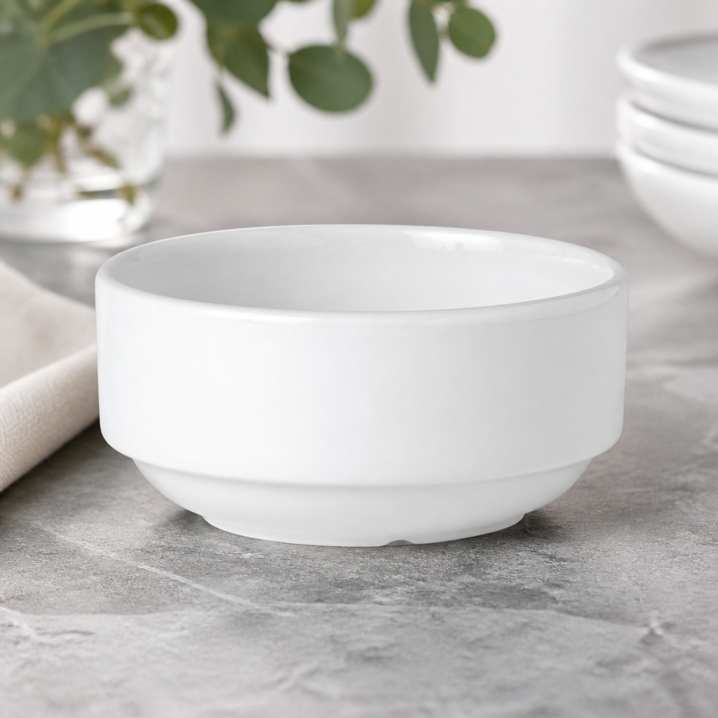 Commercial Stacking Soup Cups 285ml - 36 Pack Crockery
