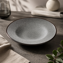 Commercial Sloping Soup Bowls 175mm 430ml Grey 6 Pack