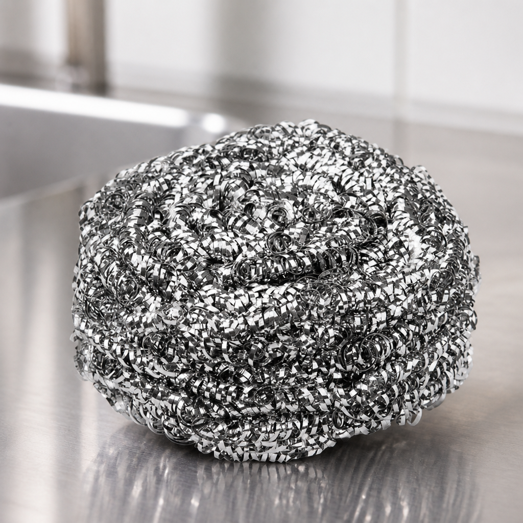 Commercial Stainless Steel Scourer for heavy-duty cleaning