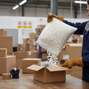 Premium Biodegradable Loose Fill Packing Chips - Eco-Friendly, 100% Biodegradable, Water-Soluble, High-Performance Shock Protection