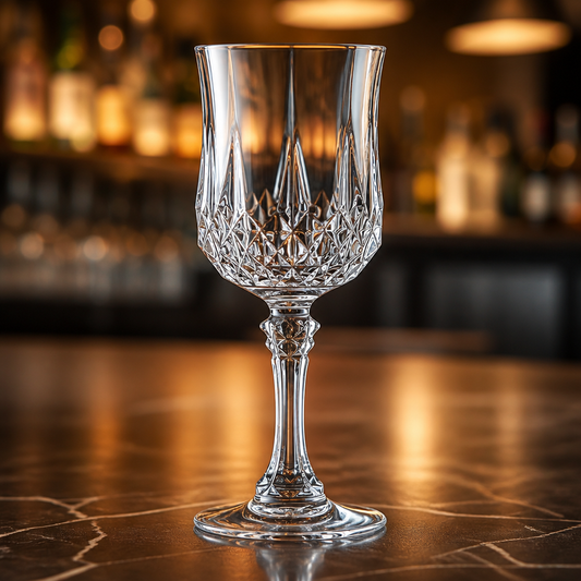 Commercial Wine Glasses 170ml Clear Glass 8 Pack