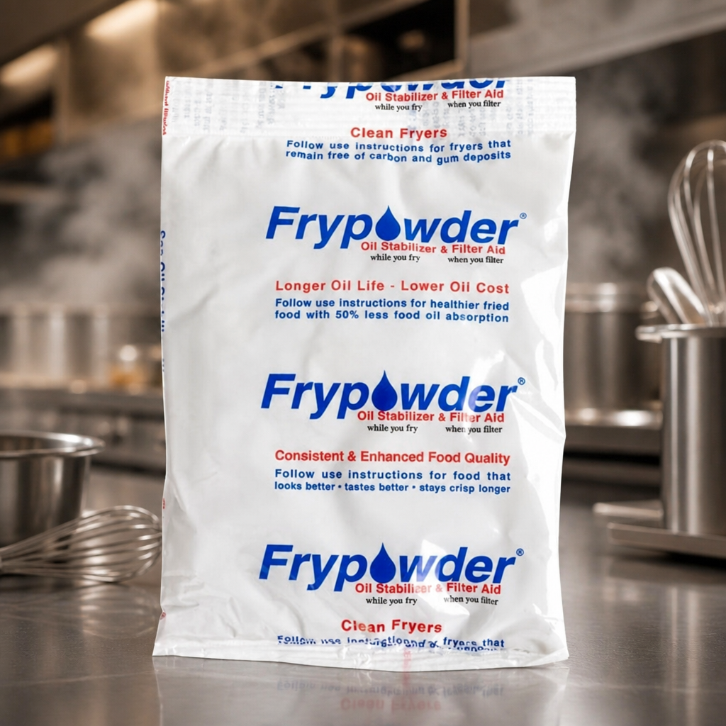 Commercial Fry Powder 72 Pack Antioxidant Oil Enhancer Sachets