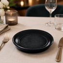 Commercial Black Stoneware Pie Dishes 160mm 6 Pack 550ml