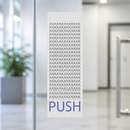 Antibacterial Door Push Covers 225x75mm Pack of 10 Commercial