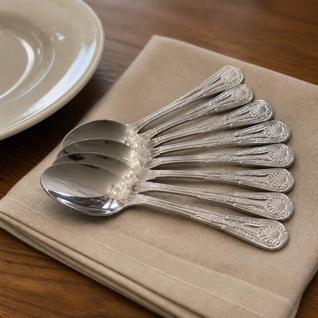 Commercial Kings Coffee Spoon 112mm Stainless Steel 12 Pack