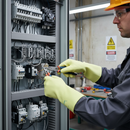 Premium Electricians Gloves Class 0 - 1000V AC Voltage Protection with Chemical Resistance