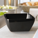 Commercial Mini Black Melamine Square Bowl 140ml 5oz
