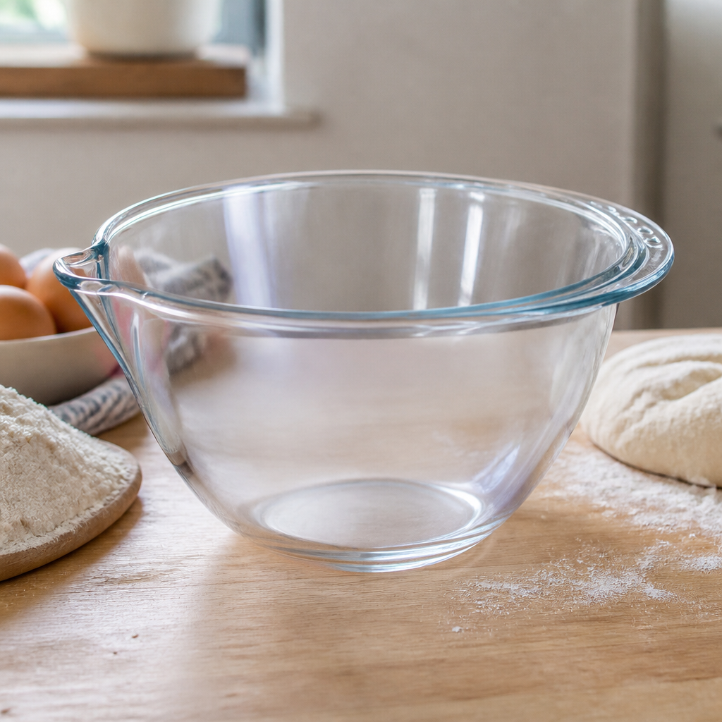 4.2L Commercial Mixing Bowl with Easy Grip Handle and Spout