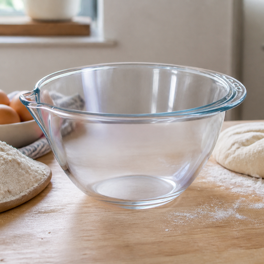 4.2L Commercial Mixing Bowl with Easy Grip Handle and Spout