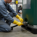Professional Chemical Resistant Nitrile Gloves with Enhanced Grip and Flexibility for Oil and Grease Protection