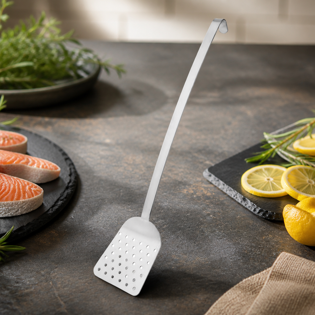 Commercial Handle Fish Slice for safe cooking and serving