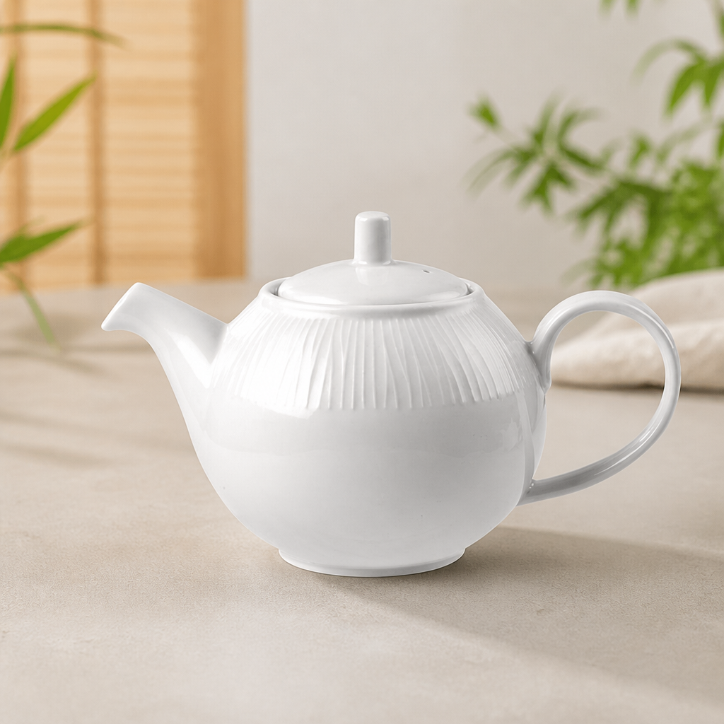 Commercial Bamboo Teapot 443ml Ideal for Afternoon Tea