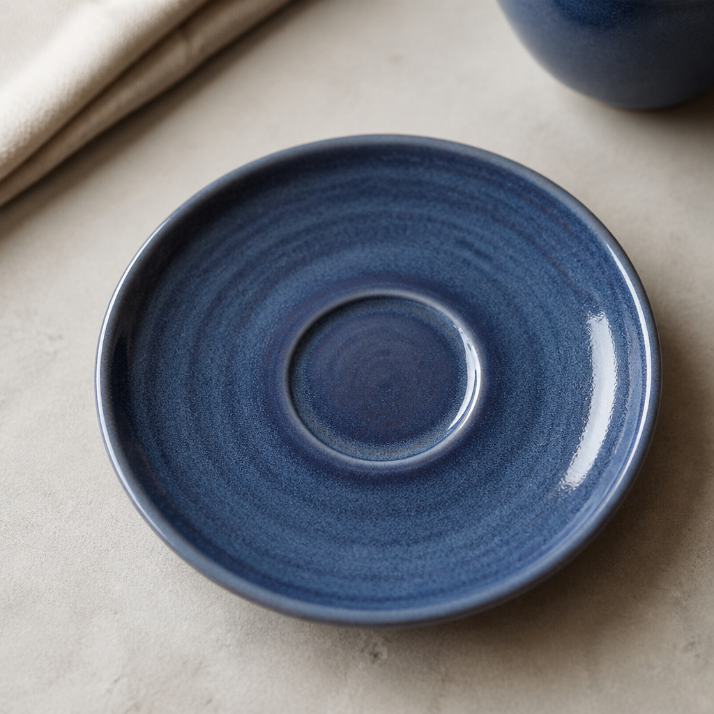 Commercial Bluestone Saucers 125mm - Set of 12