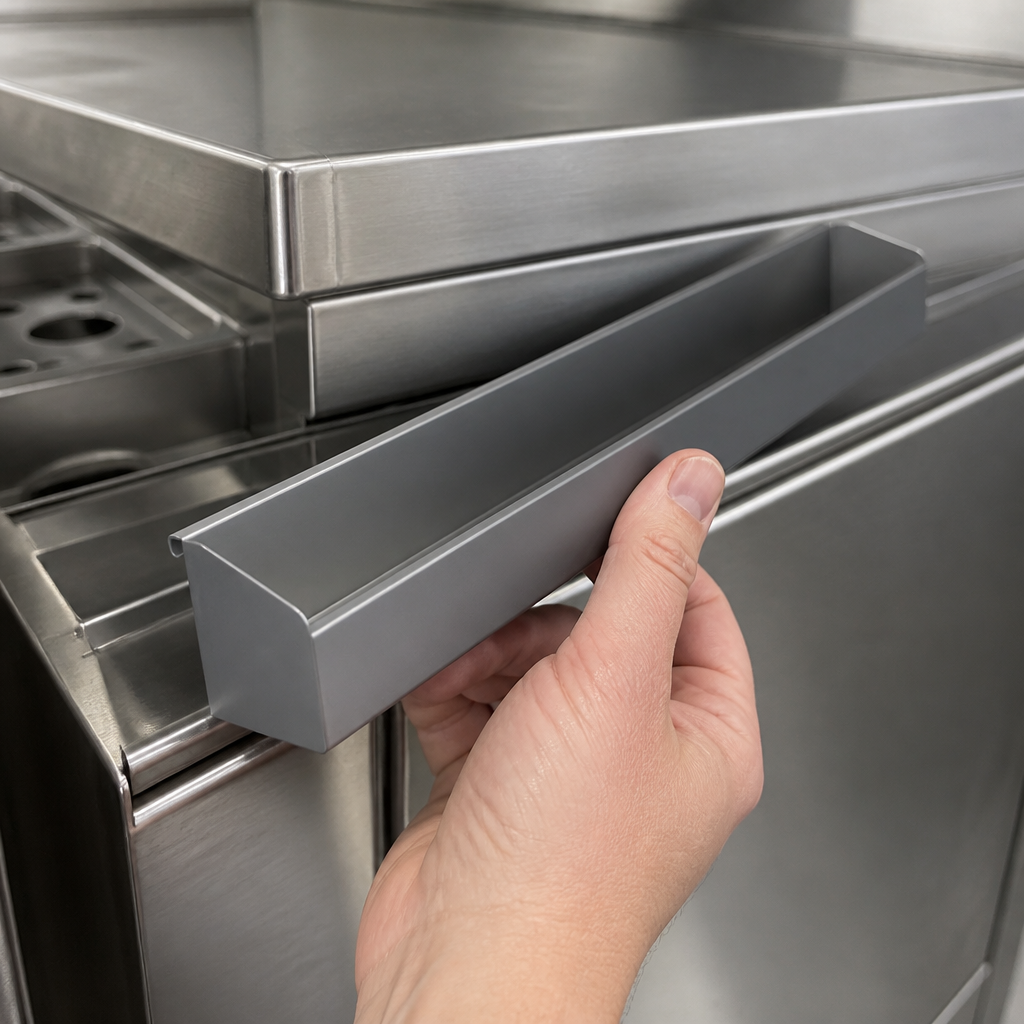 Commercial Modular Bar Speed Rail 980mm Stainless Steel