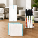 Reusable Day Bottle Label Pack with Cloths and Pens