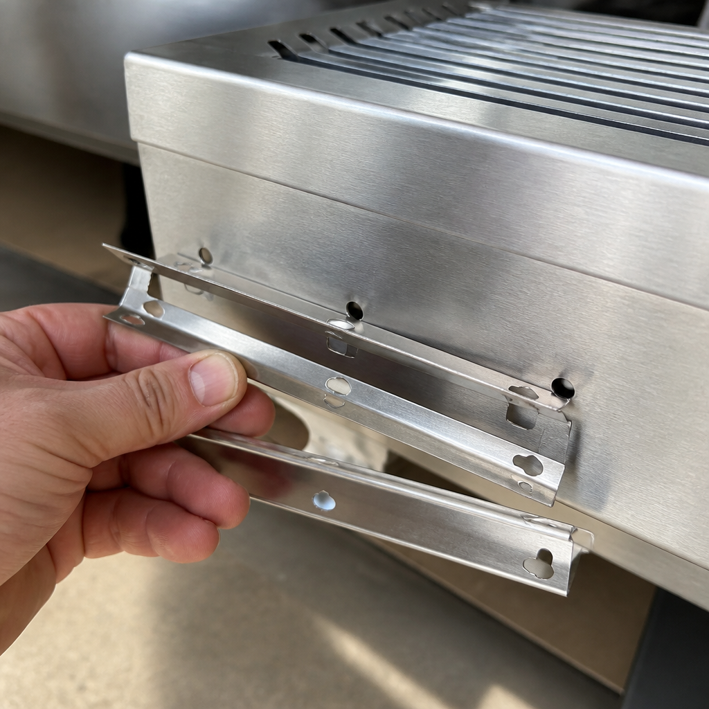 Commercial Wall Mount Kit for Salamander Grills in stainless steel