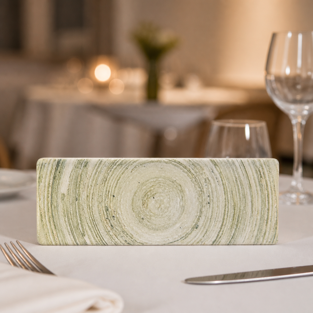 Commercial Oblong Plates 250 x 90mm Dishwasher Safe 6 Pack