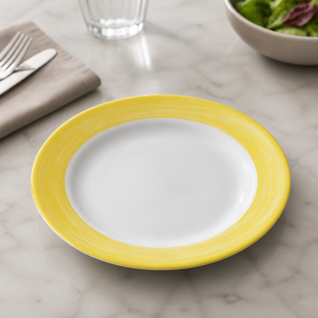 Commercial Brush Side Plates 155mm Pack of 24 for Foodservice