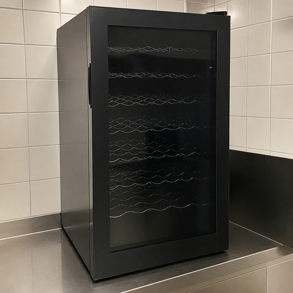 51 Bottle Commercial Wine Cooler 128L Display Refrigerator