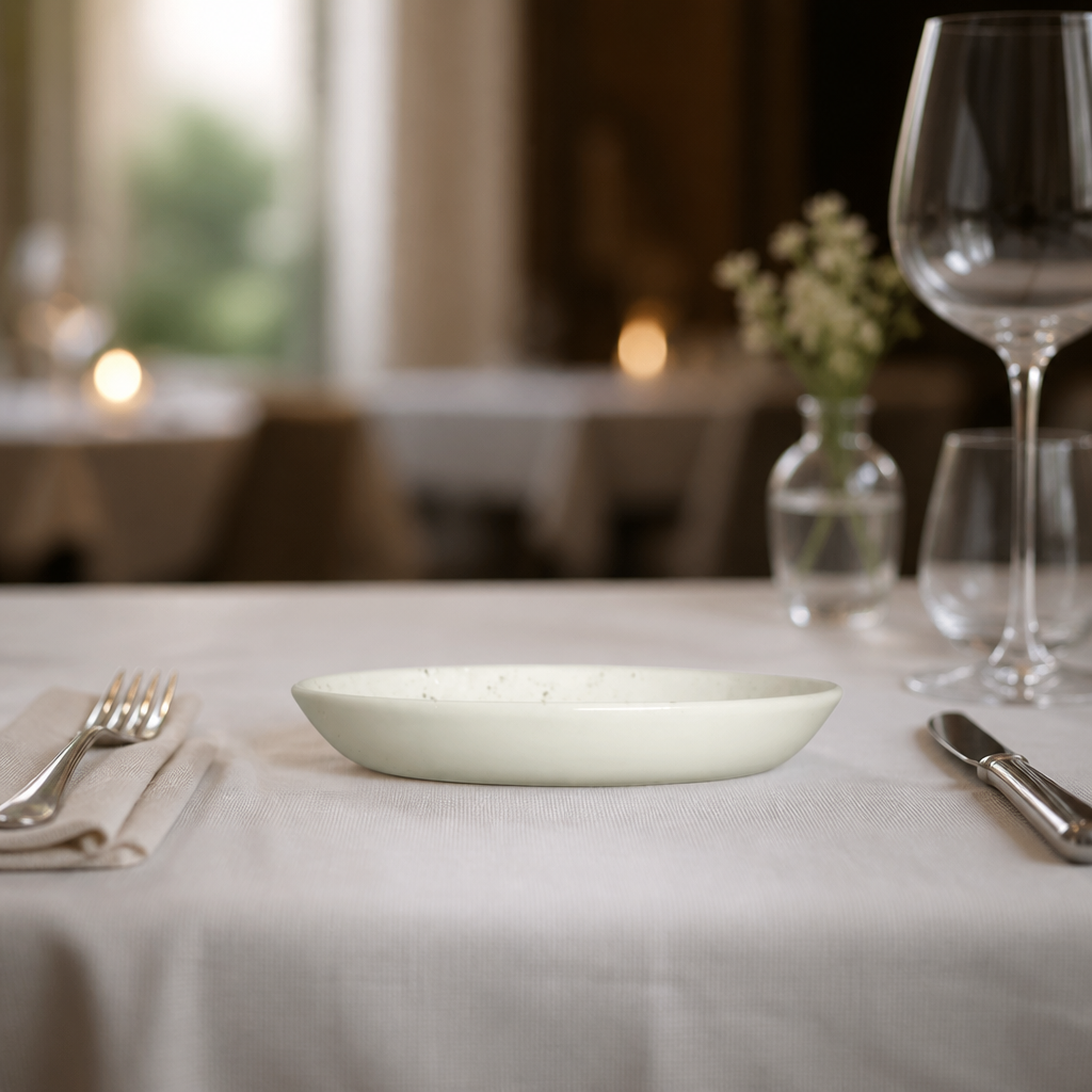Commercial Coupe Plates 165mm stackable tableware